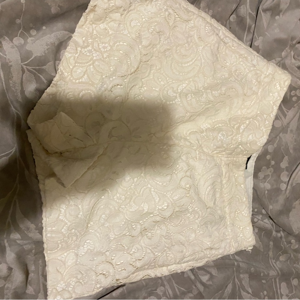 Ivory dressy shorts